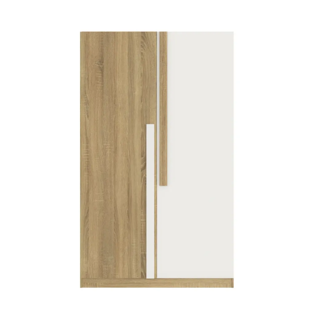 Go/Hoshino Wardrobe-WO160/Solid Oak/White