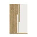 Go/Hoshino Wardrobe-WO160/Solid Oak/White