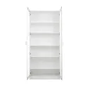 KC-Play /Jobio Tall Cabinet CT80-DE02/White/Clear Glass