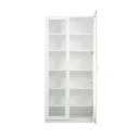 KC-Play /Jobio Tall Cabinet CT80-DE02/White/Clear Glass