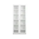 KC-Play /Jobio Tall Cabinet CT80-DE02/White/Clear Glass