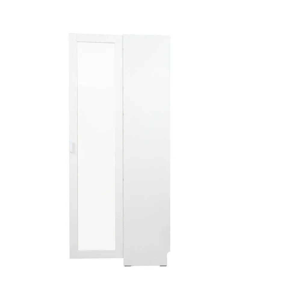 KC-Play /Jobio Tall Cabinet CT80-DE02/White/Clear Glass
