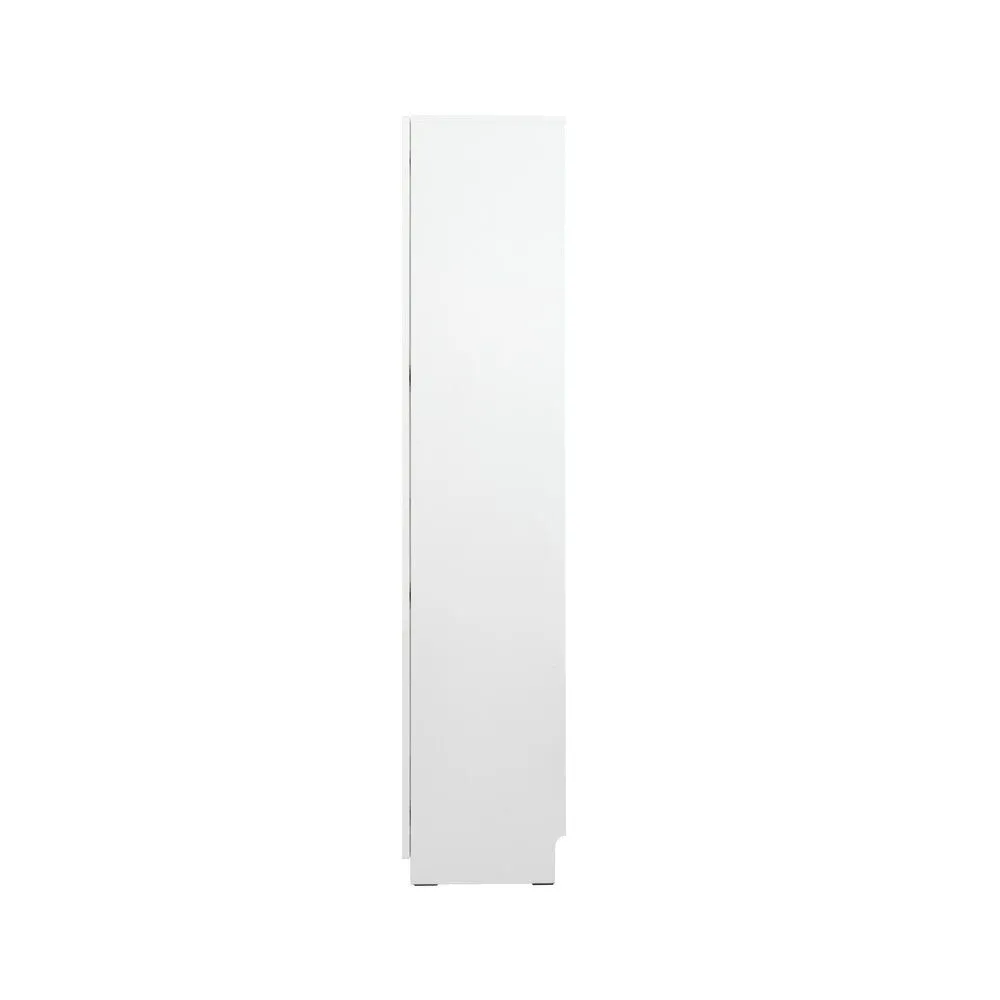 KC-Play /Jobio Tall Cabinet CT80-DE02/White/Clear Glass