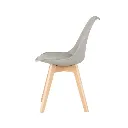 Lifely Dining Chair/Beech Grey/SL Grey