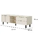 Lucas Sideboard TV160/ C.Cotton/Pearl.c
