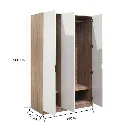 Preem Wardrobe WO120/Solid/White