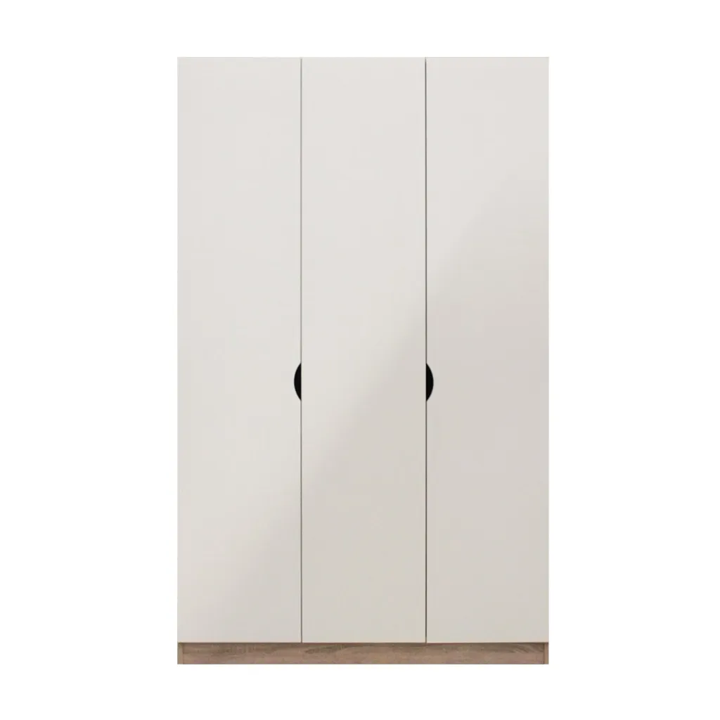 Preem Wardrobe WO120/Solid/White