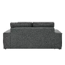 Restly Sofa 2Seater Plastic Leg/Dark Grey/LE
