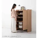 Tomo Shoe Cabinet SH80/DE02/Cashew Oak
