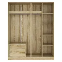 Molly Wardrobe - WFT-SC160 - Lindberg Oak/White