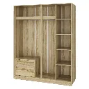 Molly Wardrobe - WFT-SC160 - Lindberg Oak/White