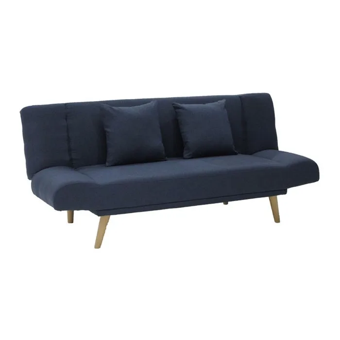 Manner Sofa Bed-Wood Leg - Blue.webp