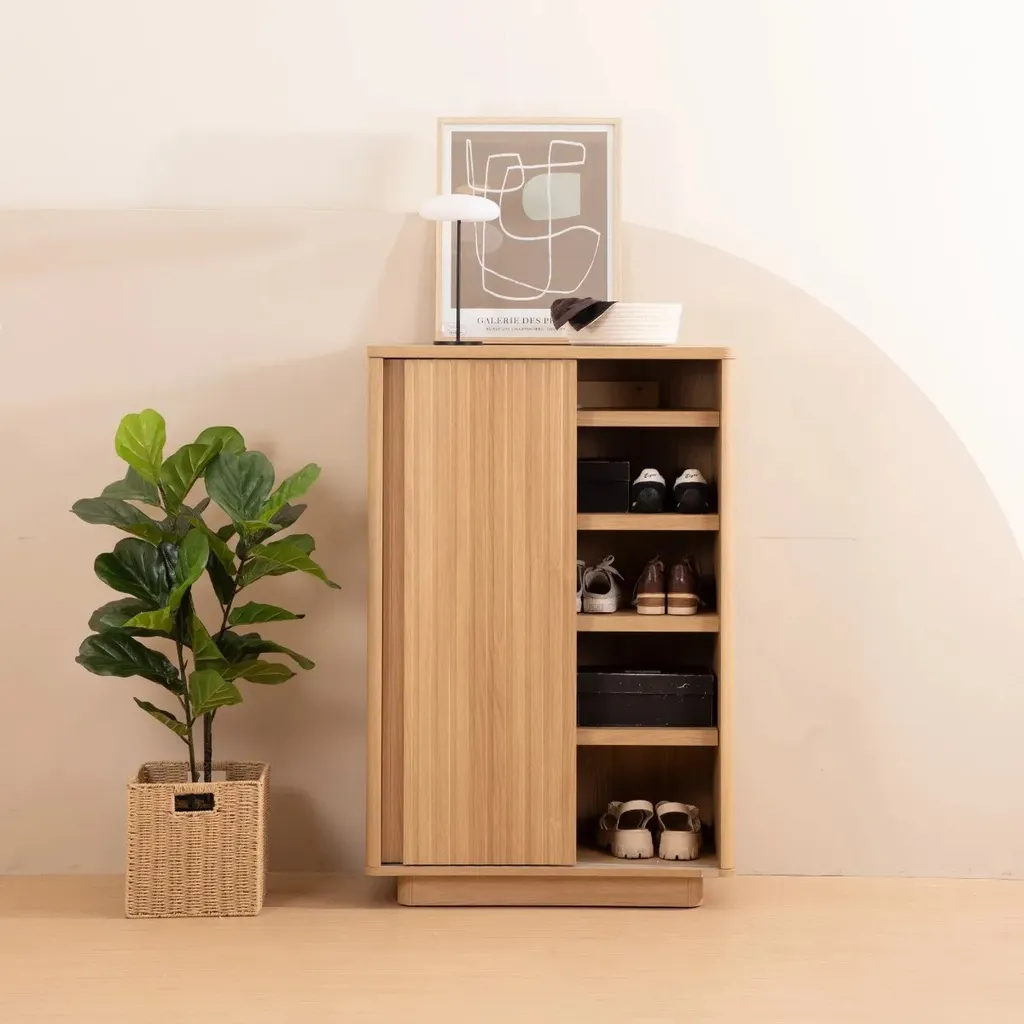Valley Shoes Cabinet SH80-Wood Color.webp