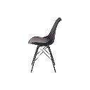 Ashira Dining Chair - Black Steel Leg - Black-Light Grey Fabric (2).webp