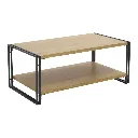 [19224760] Lomas Coffee Table Steel Black Natural Wood.webp