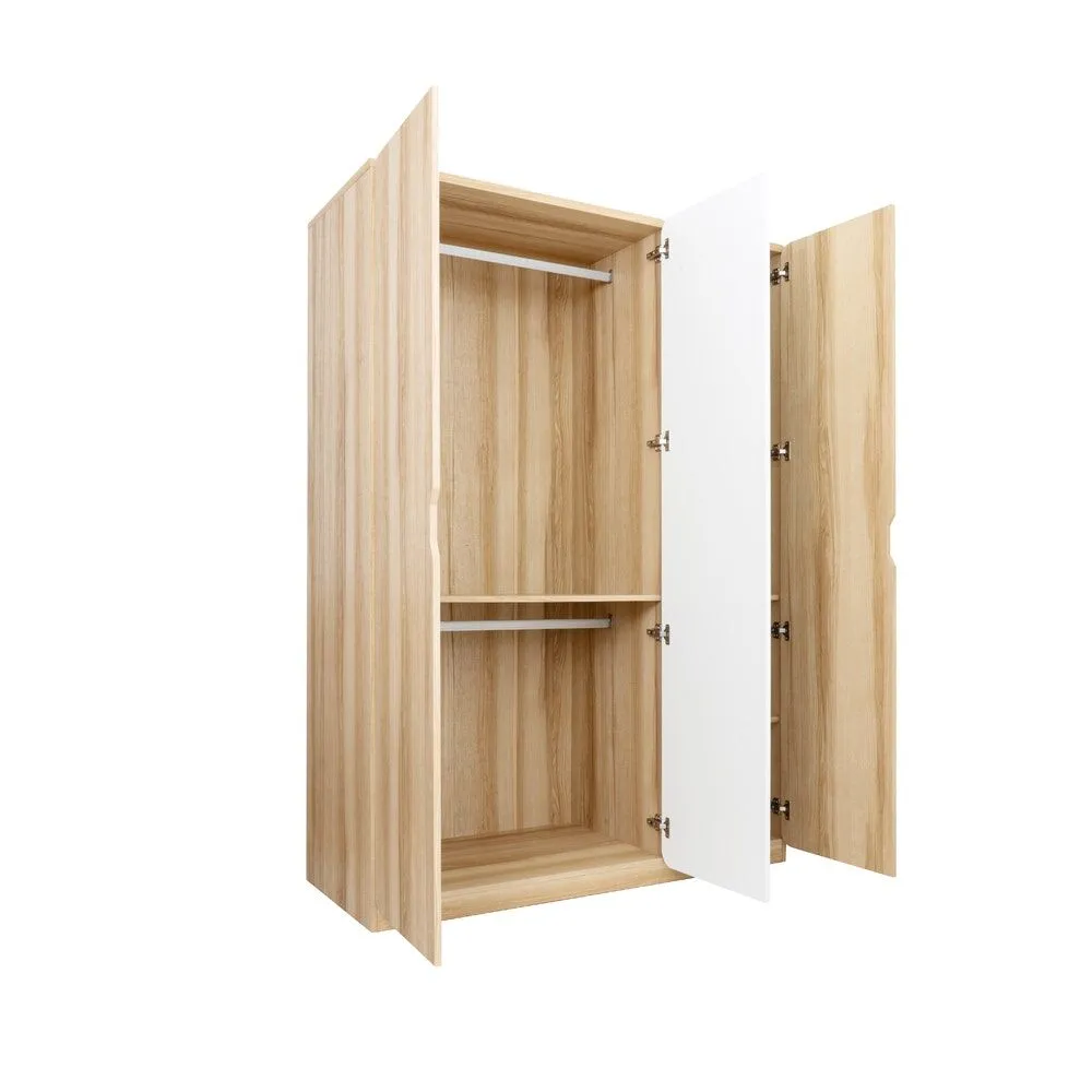 KC-Play Embrace Wardrobe - W0140 - Lindberg Oak-White (4).webp