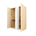 KC-Play Embrace Wardrobe - W0140 - Lindberg Oak-White (6).webp