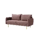 Mindcraft Sofa 3 Seater-Pink Velvet.webp