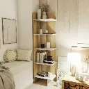 KC-Play Peak-L Shelf C45-White-Lindberg Oak.webp