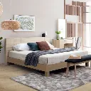 Hakone Bed 5ft - B - Canyon Oak.webp