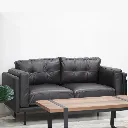 Kervyn Sofa 2Seater - Leather Dark Brown.webp