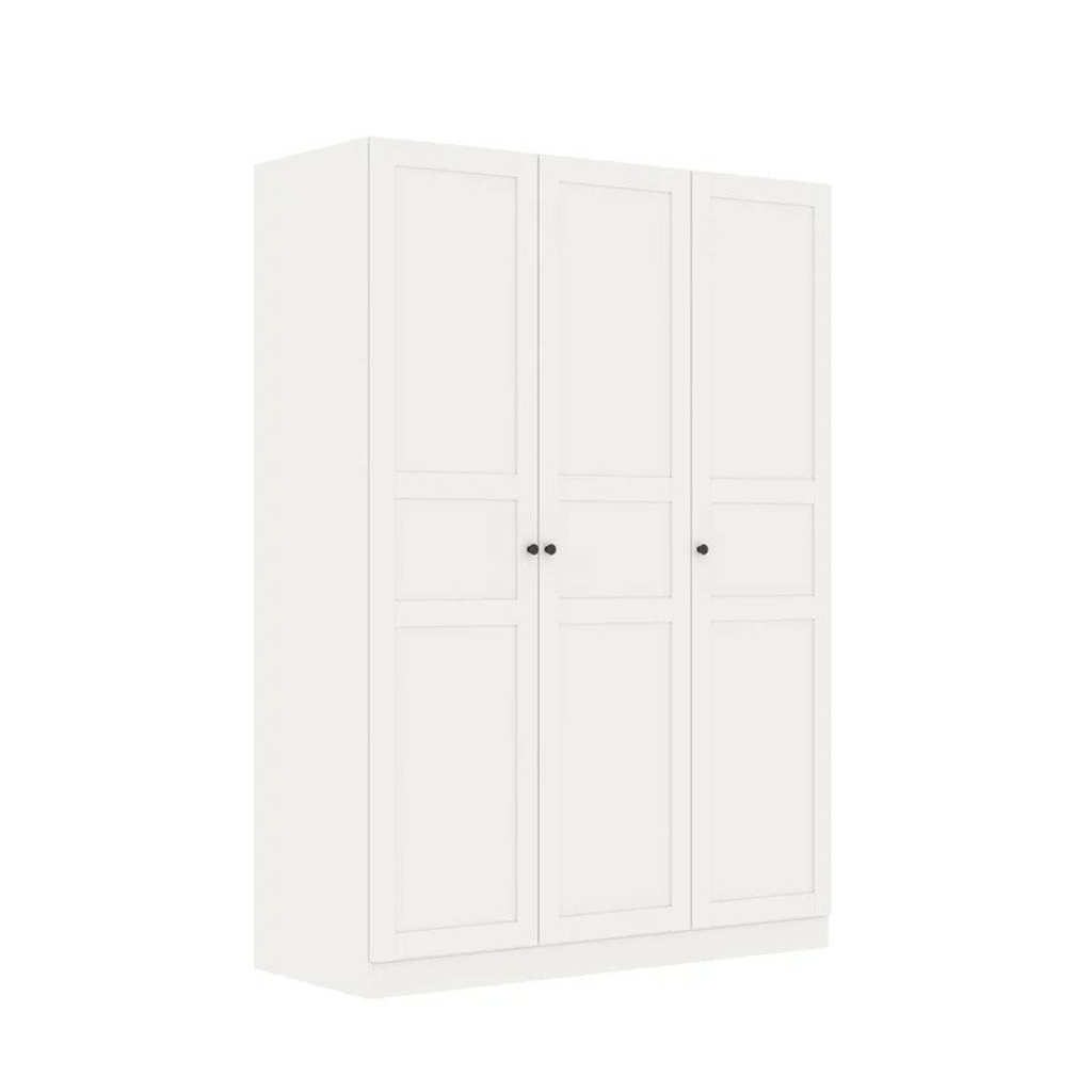 Moneta Wardrobe 134cm wide - White