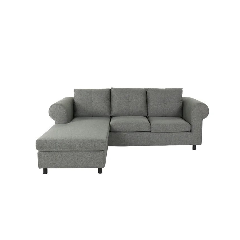 Rilee Corner Sofa-Fabric Gray