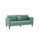 Fredy Sofa 3Seater-Green/Black Leg