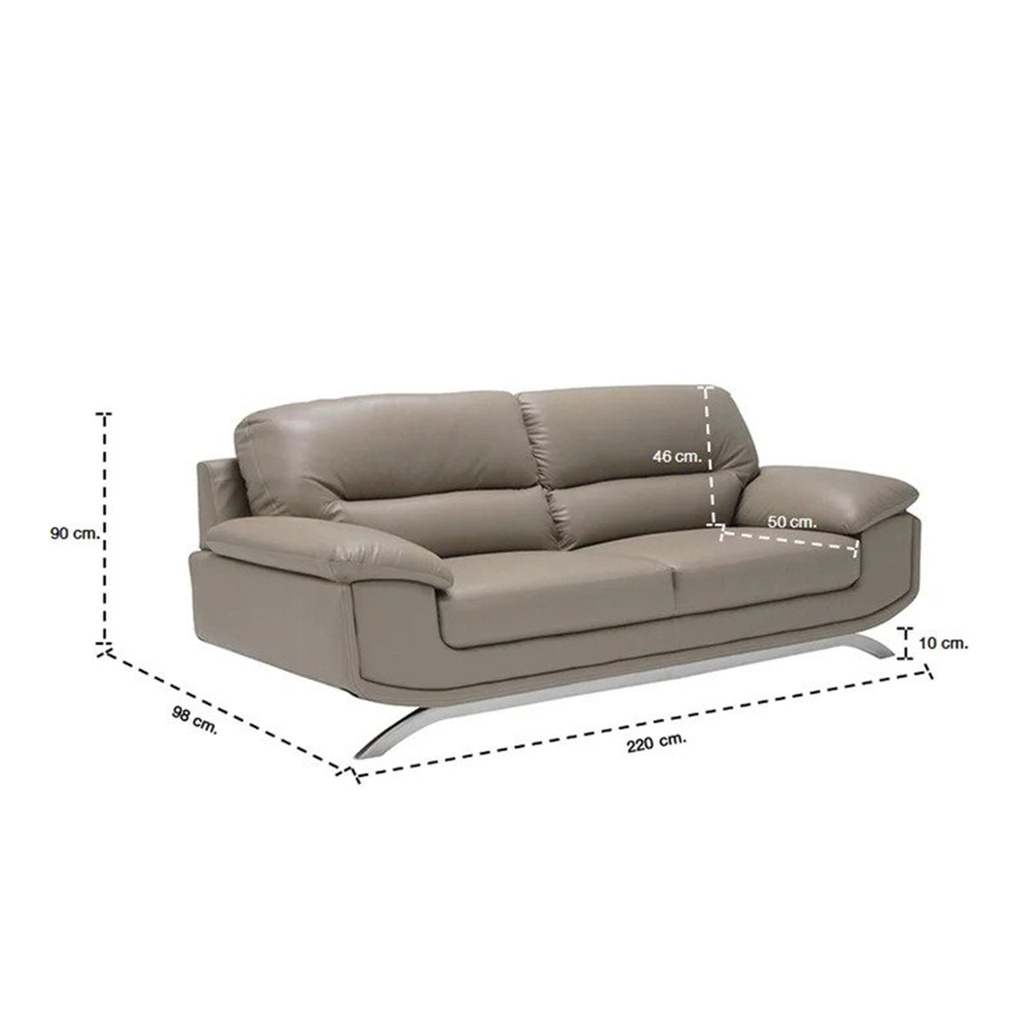 Fumy Sofa 3Seater- SL Brown