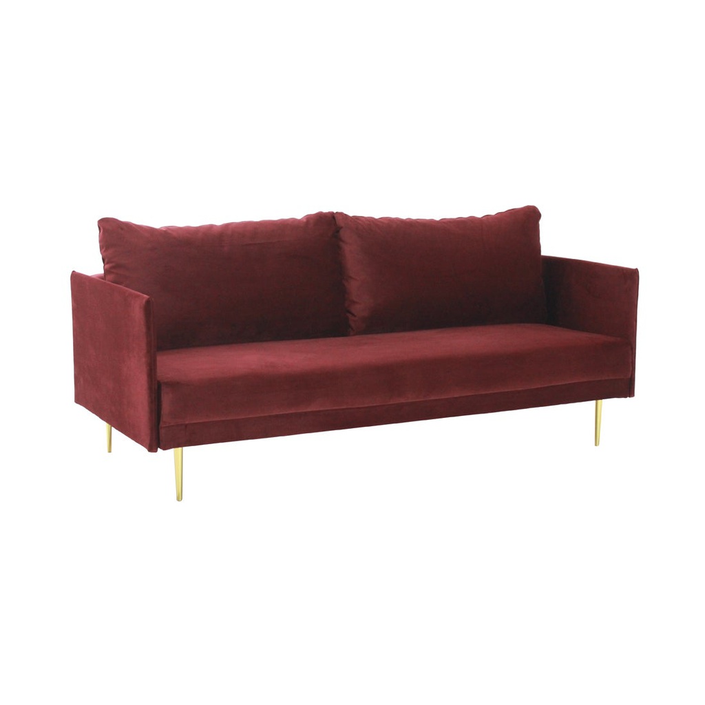 Julio Sofa Bed-Red Velvet