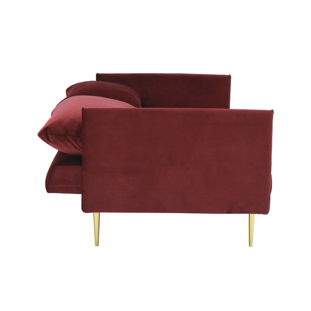 Julio Sofa Bed-Red Velvet