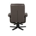 Camber Recliner+Stool-Leather/SL Brown/1RE