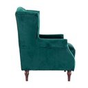 Miranda Arm Chair-Green Velvet