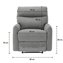 Memello Recliner-Grey/1RE