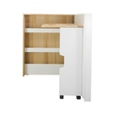 KC-Play Picki Table-Shelf DKBS80 -White/Lindberg Oak