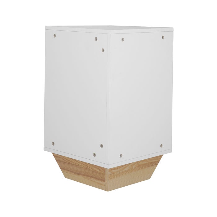 KC-Play Cornen-A/Corner Shelf Cabinet C40 - White