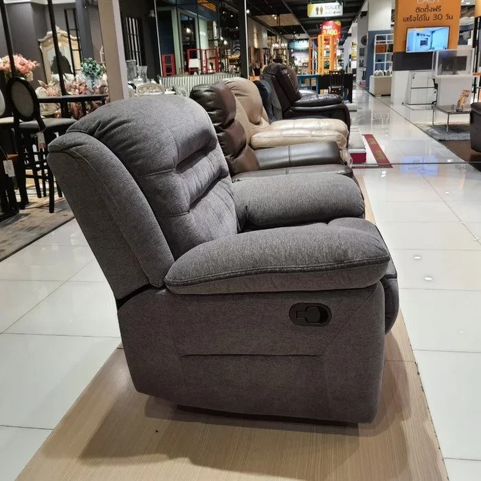 Unapo Recliner - Grey - 1RE