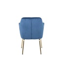 A-Chisa Arm Chair - Blue Velvet