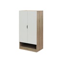 Preem Shoe Cabinet SH60-Solid Oak/White