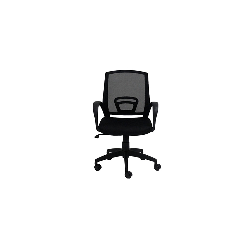 Litto Office Chair W-120S - Black Net - Black Fabric