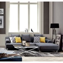 Girly Sofa - Right Corner - Fabric Dark Grey