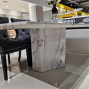 Actory Dining Table-A210-Marble White Stone