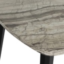 Bena-A140-Dining Table-Black Leg/Stone Brown