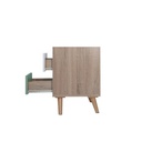 Cathal-B Night Table-Solid/White/Green