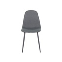 Lalada Chair-Black Steel/Dark Grey