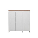 Ganso Shoe Cabinet 90-White Splinter/Claretchery