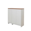 Ganso Shoe Cabinet 90-White Splinter/Claretchery