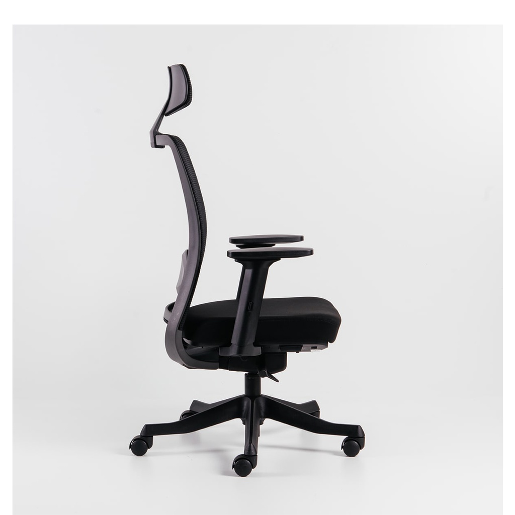 Merryfair Anggun High Back Office Chair - PVC Leather S-Black/B-SM01