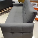 Area Sofa Bed -Black Leg/Gray Fabric