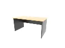 Access Office Executive Desk 150cm + Right Sidereturn 100cm wide With Moveable cabinet - Maple (2)